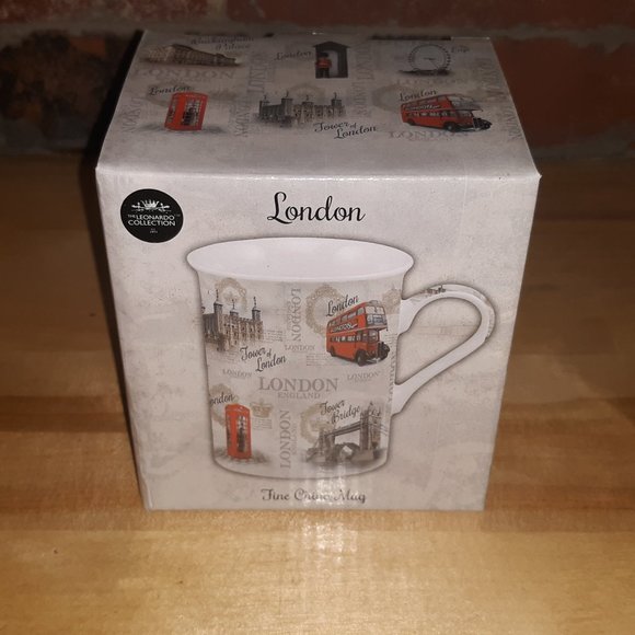 SALE: 2 New In Box Leonardo Collection 8 oz London Coffee Cups (2 CUPS) - Picture 3 of 7